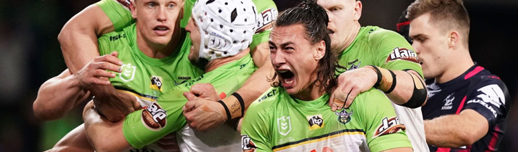 camiseta rugby Canberra Raiders 2019